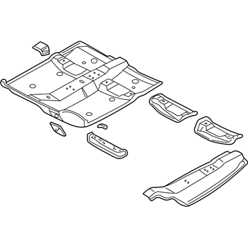 Chrysler 4580010AN Pan - Front Floor