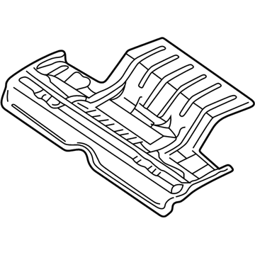 Chrysler 4580034AF Pan - Center Floor
