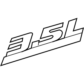 Mopar 4806330AA Nameplate, Front