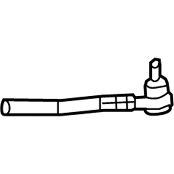 Jeep Wrangler JK Tie Rod End - 52060053AE
