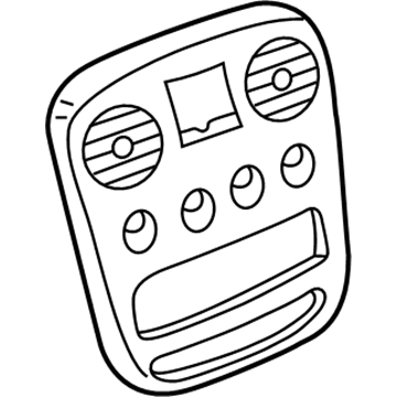 Chrysler UD20XDVAF Center Bezel