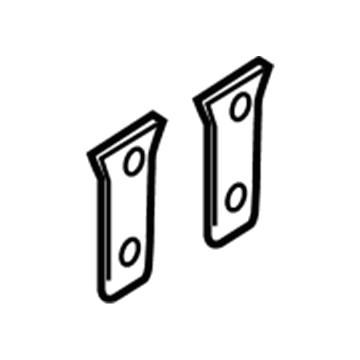 Jeep 52126153AA Tow Hook Reinforcement