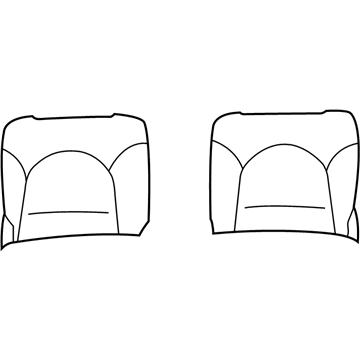 Dodge UE092L5AB Seat Back Assembly