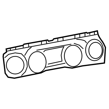 Jeep 6AC241R3AA Cluster Bezel