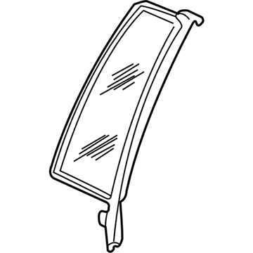 Jeep 5016914AG Fixed Glass