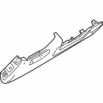 Dodge 7SA67LXHAA Knee Bolster