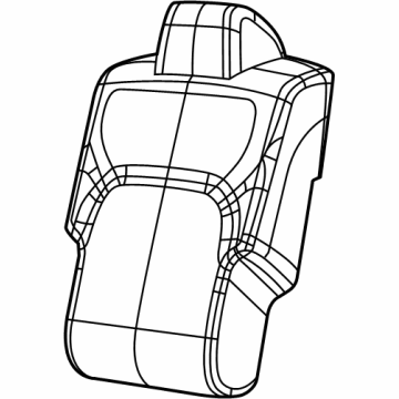 Mopar 7UT22LA8AA Cover - Front Seat Back