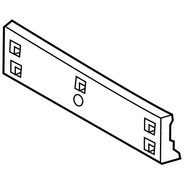 Jeep 68256473AA License Bracket