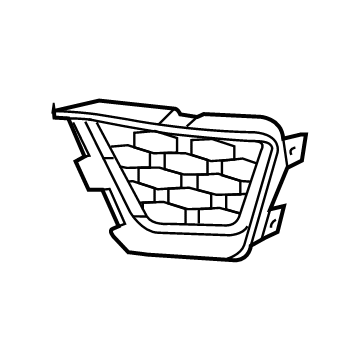 Jeep 6VP53LXHAA Outer Grille