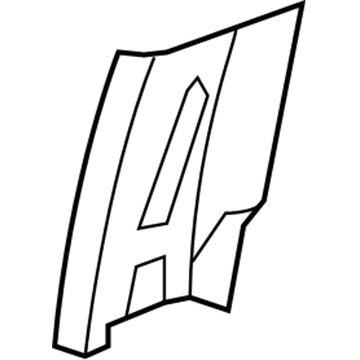 Ram 1DX50BD1AB Lock Pillar Trim