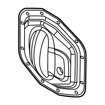 Ram 68526800AA Differential Cover