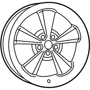 2010 Dodge Challenger Spare Wheel - 68051232AB