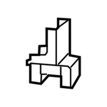 Chrysler 4596474AD Radiator Upper Insulator