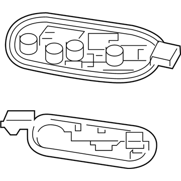 Dodge 1AN73HDAAB Reading Lamp Assembly