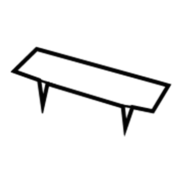 Mopar 5030350AB Bumper Cover Retainer, Rear