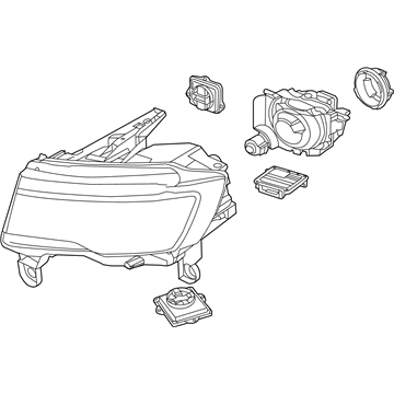 Jeep 55112910AH Headlamp Assembly