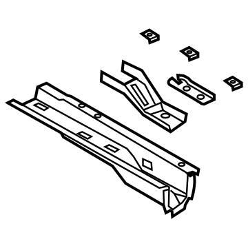 Ram 68525578AA Floor Reinforcement