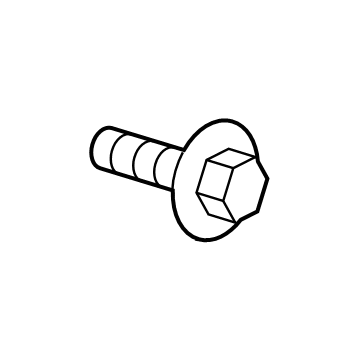 Chrysler 6509487AA Tension Pulley Bolt