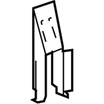 Dodge 5104189AA Pillar Reinforcement