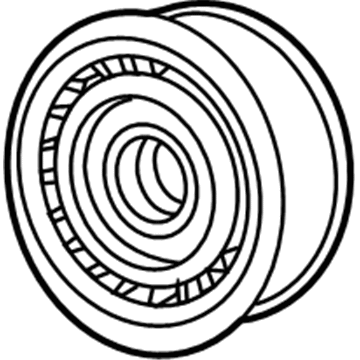 Jeep 68459077AA Idler Pulley