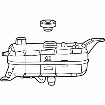 Ram 68309850AB Reservoir Tank