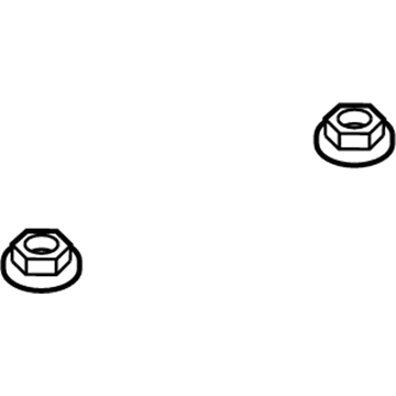 Mopar 6502135 Alternator Nut, Upper