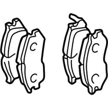 2005 Chrysler Sebring Brake Pad - MR569403