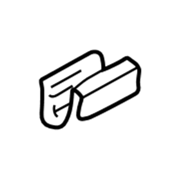 Chrysler 4628912AB Scuff Plate Clip