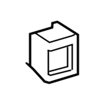 Mopar 5103896AA Fog Lamp Connector, Front