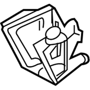 Jeep Wrangler Battery Tray - 55174783AE