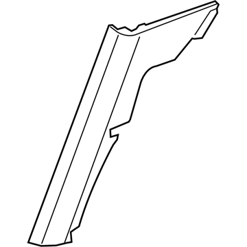 Dodge 1PM88DX9AE Quarter Pillar Trim