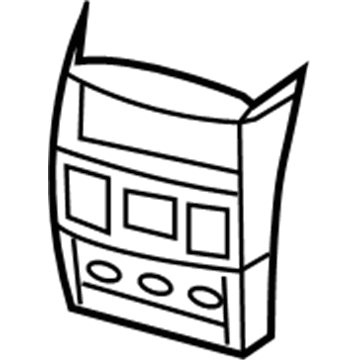 Dodge 4678870AC Center Bezel