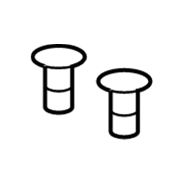 Jeep 6509106AA Side Rail Rivet