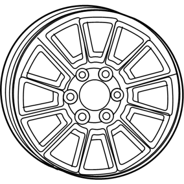 Ram 4755197AA Wheel, Alloy