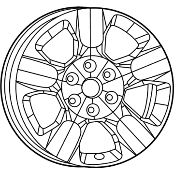 Ram 5YD45LS1AA Wheel, Alloy