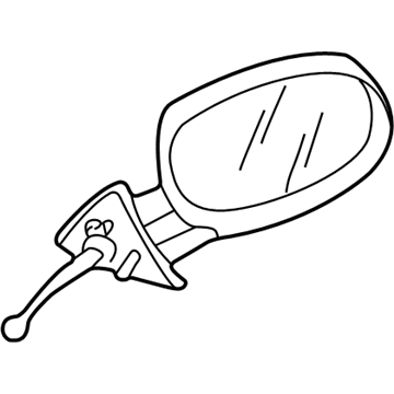 Dodge B3500 Car Mirror - 55346947AF