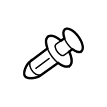 Dodge 4389947AA Lower Cover Rivet