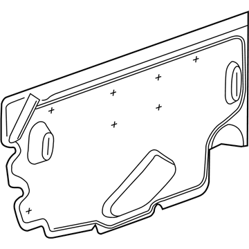 Chrysler 5067162AC Water Deflector