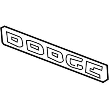 Dodge 55077300AA Nameplate