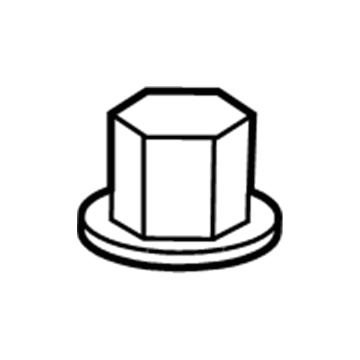 Jeep 6509467AA Backup Lamp Assembly Nut