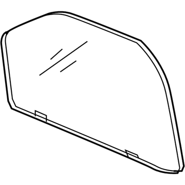 Dodge 55277254AB Door Glass