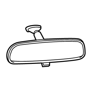 Chrysler Car Mirror - 4805332AD