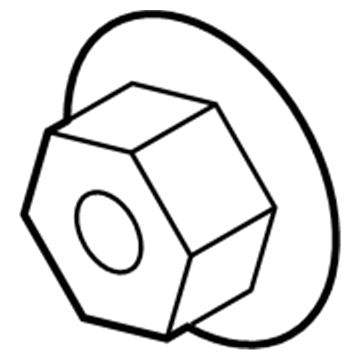 Dodge 6104725AA Handle, Outside Nut