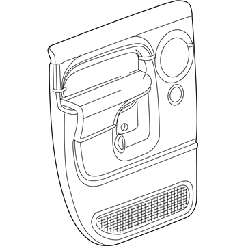 Dodge 5GS501L5AE Door Trim Panel