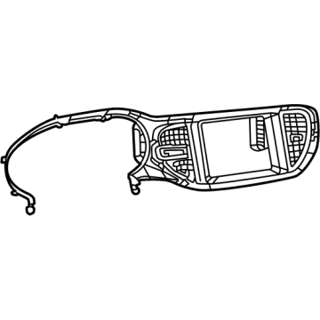 Mopar 7EH021X8AB Center Bezel