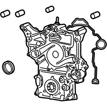 Dodge 53022195AM Timing Cover