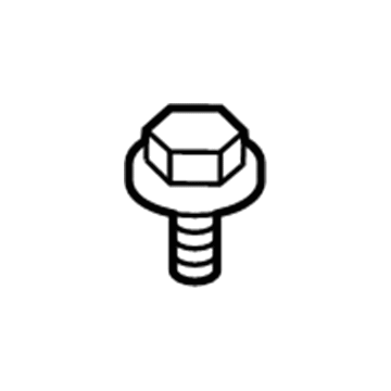 Dodge 6506600AA Rear Belt Assembly Lower Bolt