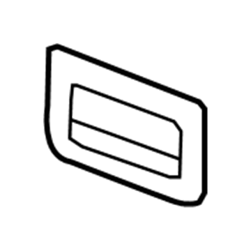 Dodge 5HJ46BD5AC Rear Belt Assembly Bezel