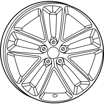 Dodge 68596435AA Wheel, Alloy