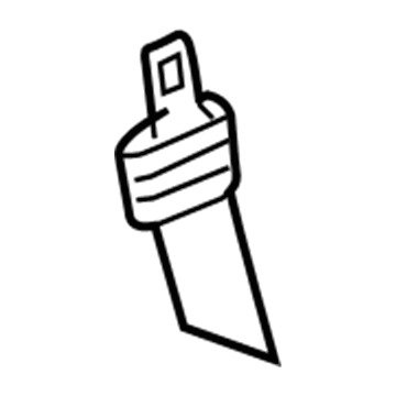 Dodge 5KJ821DVAB Center Belt Assembly